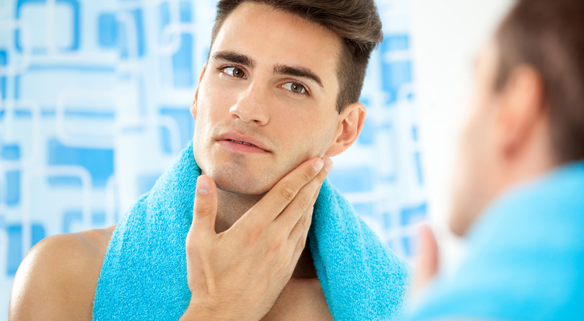 Facial cleansing for men
